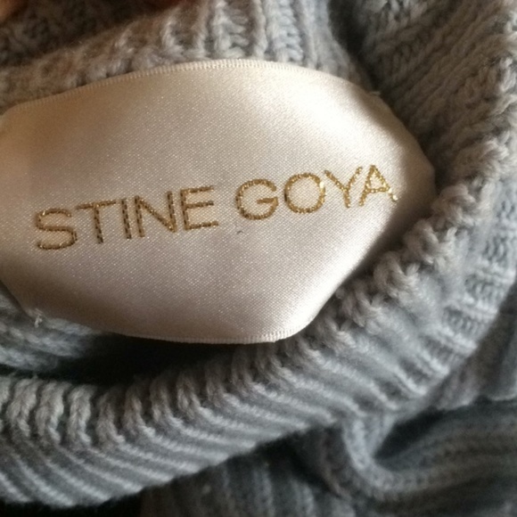 STINE GOYA Knot Pullover Ice Pale Baby Blue XS/S - Picture 3 of 4